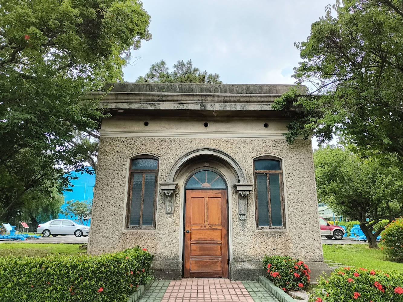 彰化不老泉建築正面