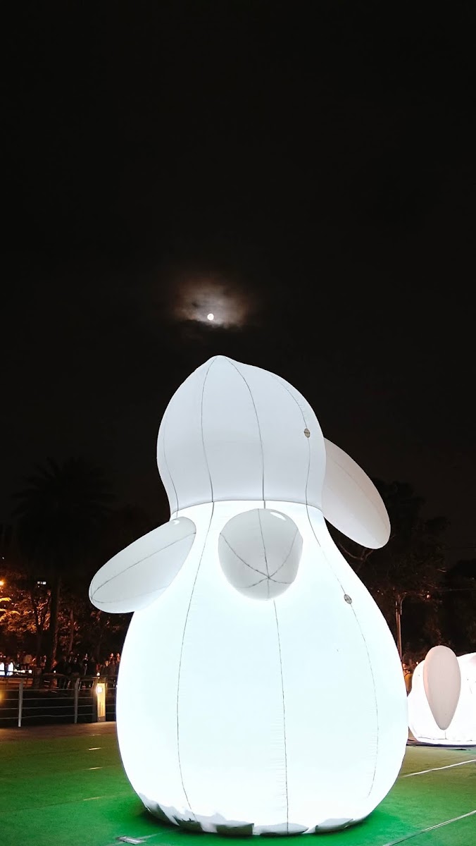 蓮池潭夜間燈節充氣裝置藝術活動高雄夜景