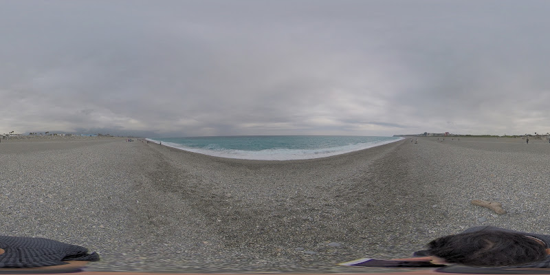 七星潭海灣開闊全景