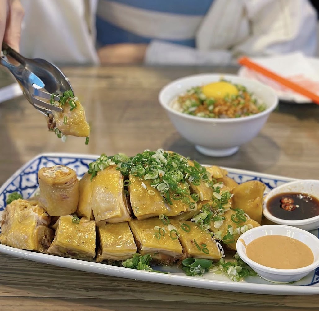 油雞搭配拌飯組合