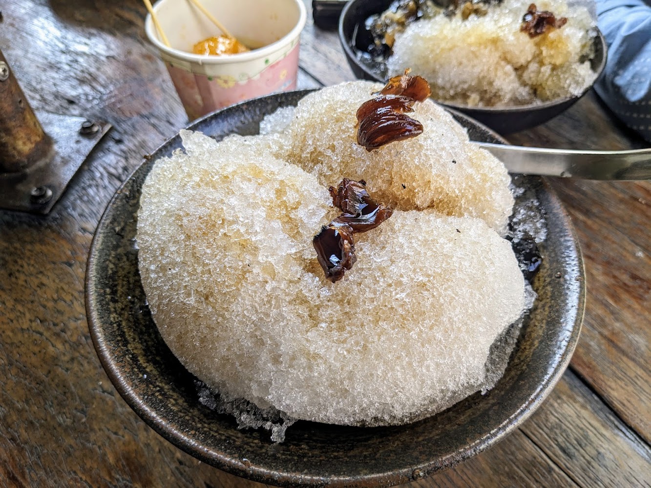 咱台灣人的冰黑糖剉冰特寫