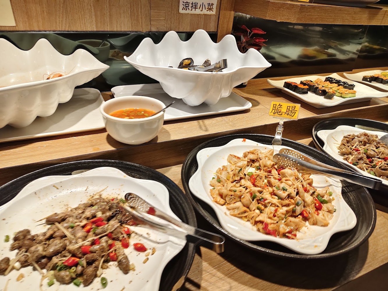 安格士牛排館樹林店自助吧熟食冷盤