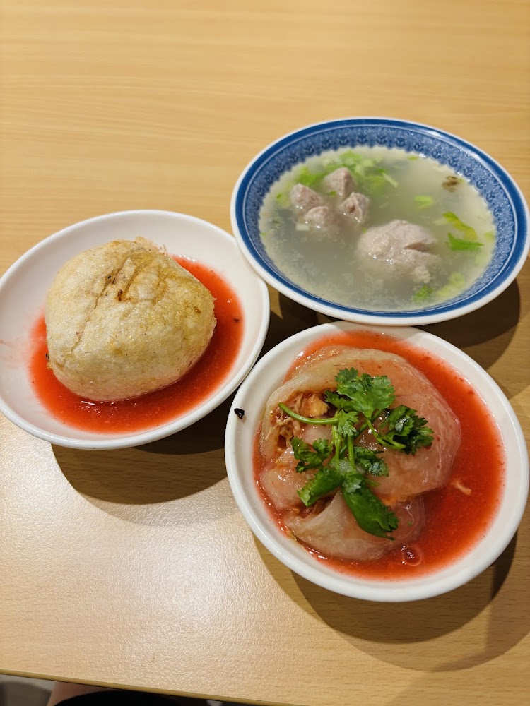 川業肉圓招牌肉圓與湯品組合