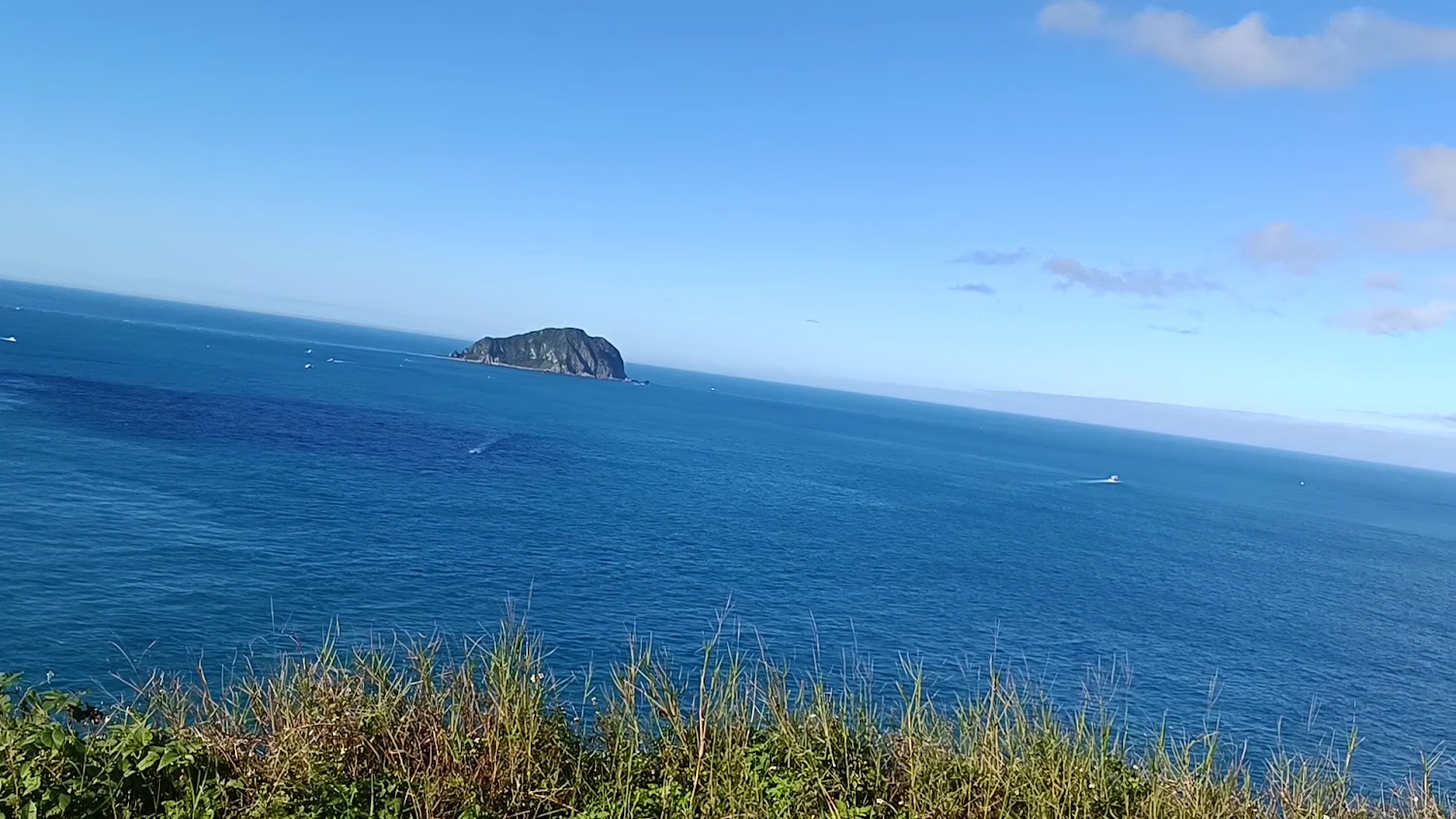 一〇一高地遠眺基隆嶼海景