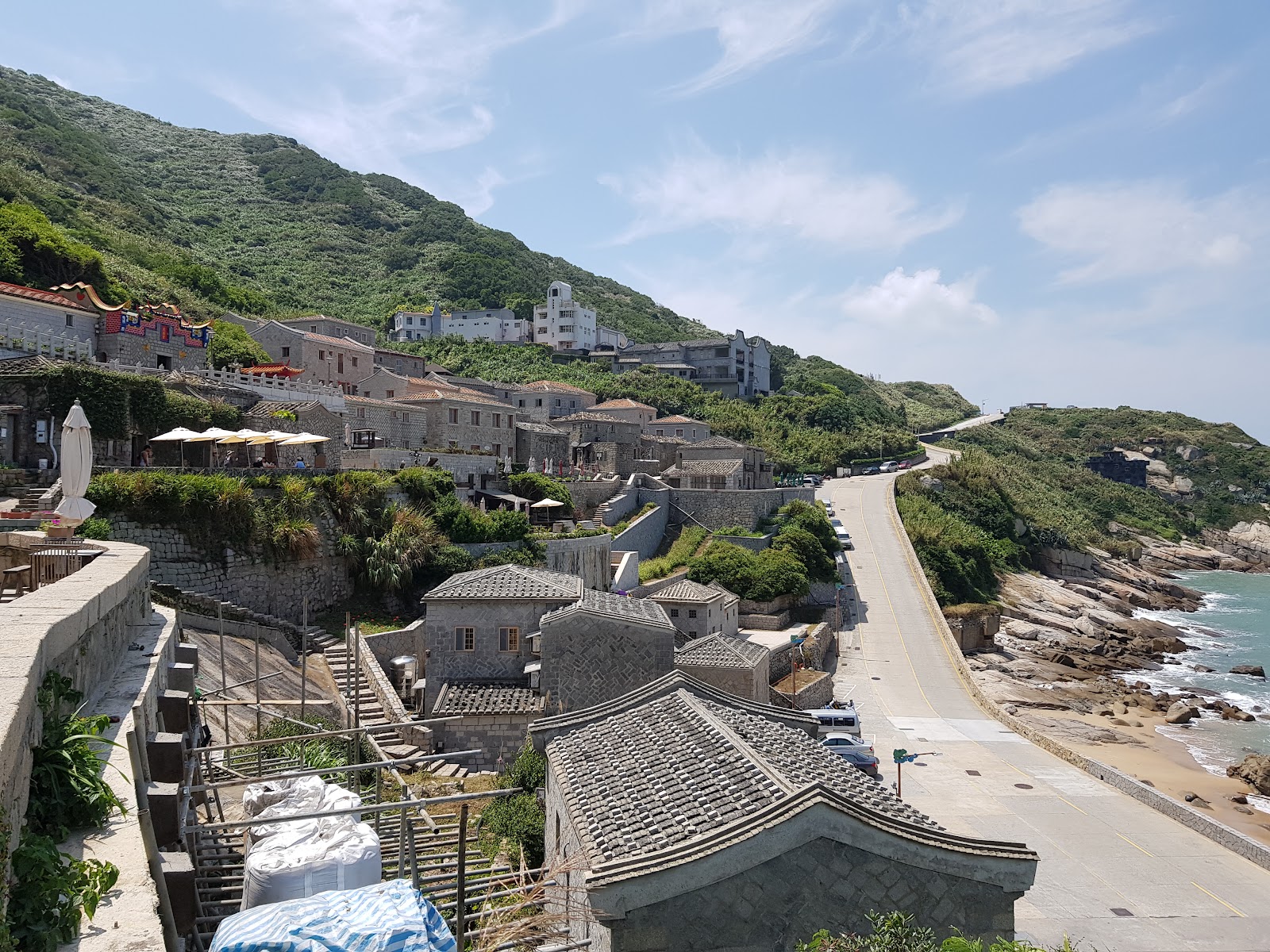 芹壁聚落另一角度俯瞰石頭厝馬祖