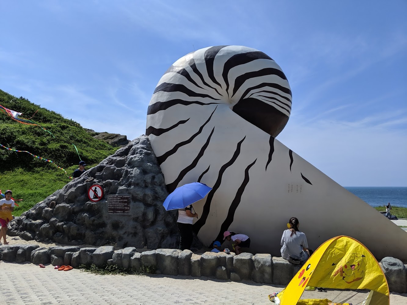 潮境公園大型鸚鵡螺裝置藝術