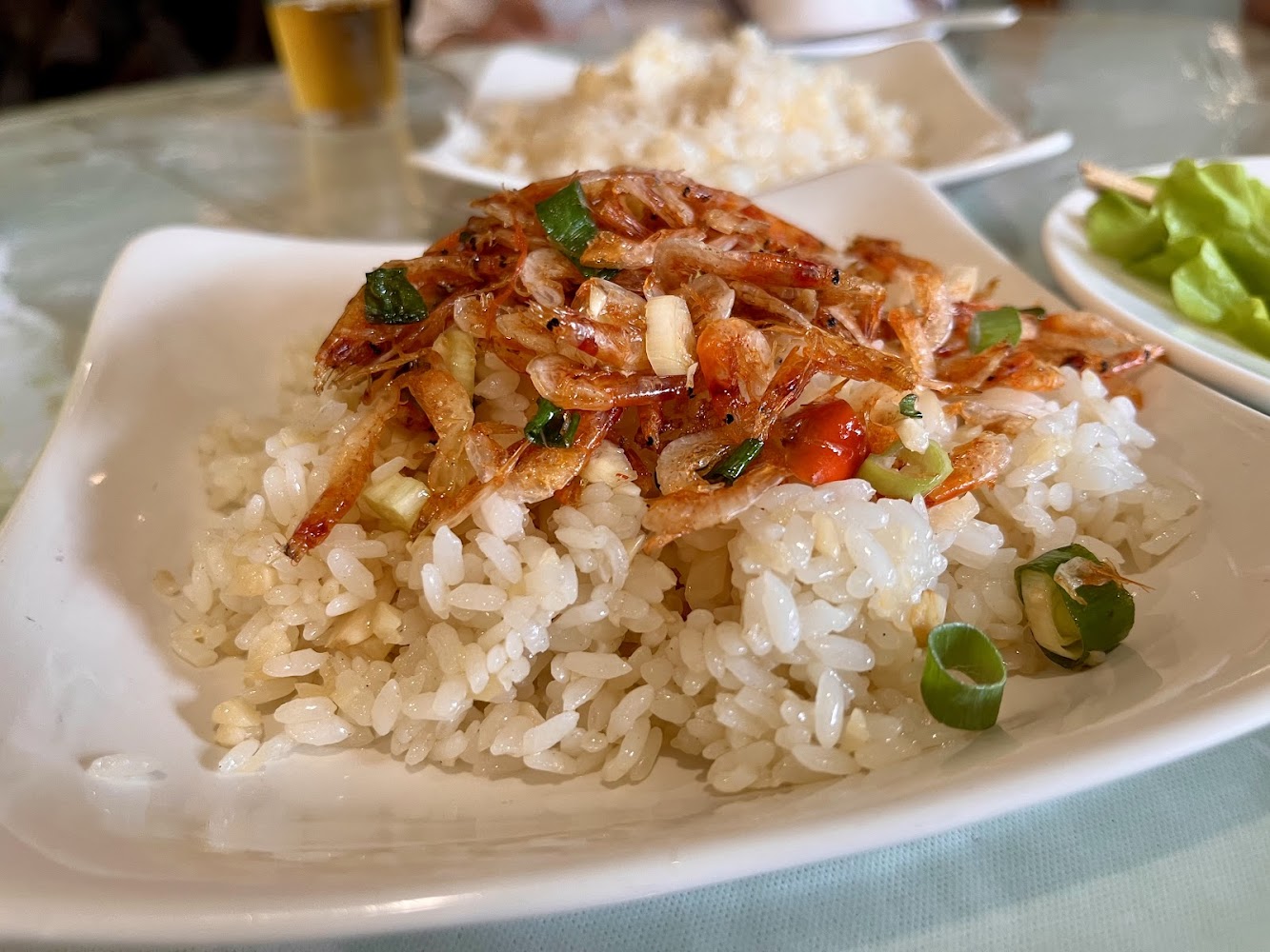 東昇餐廳櫻花蝦白飯料理