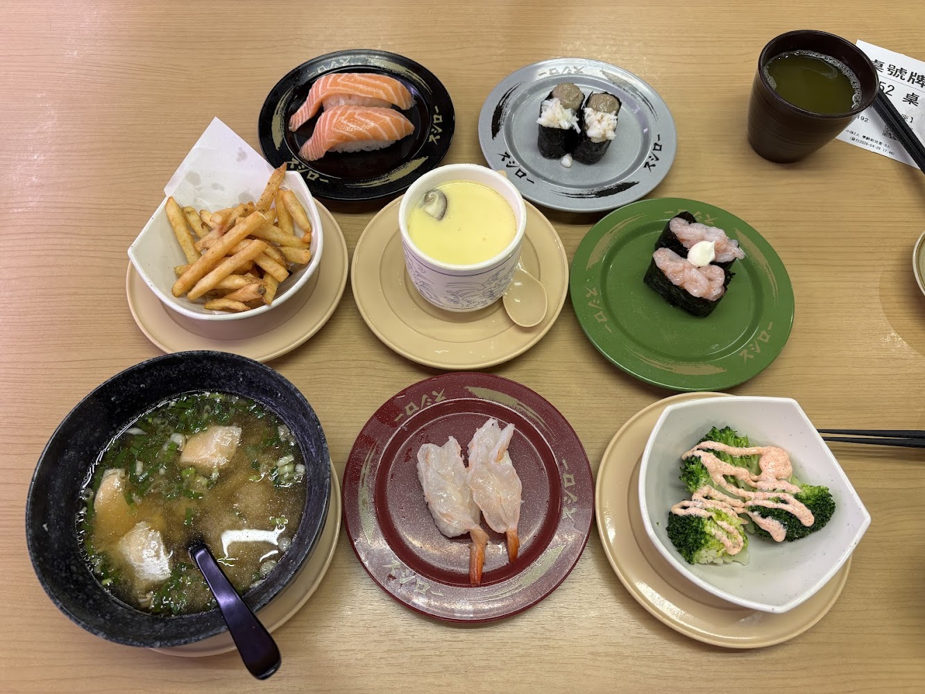 壽司郎館前路店日式餐點組合