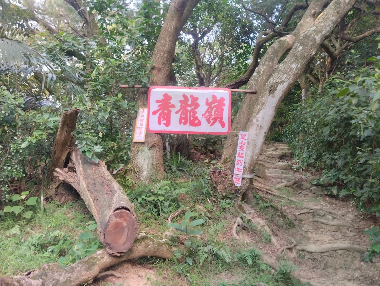 青龍嶺入口標示
