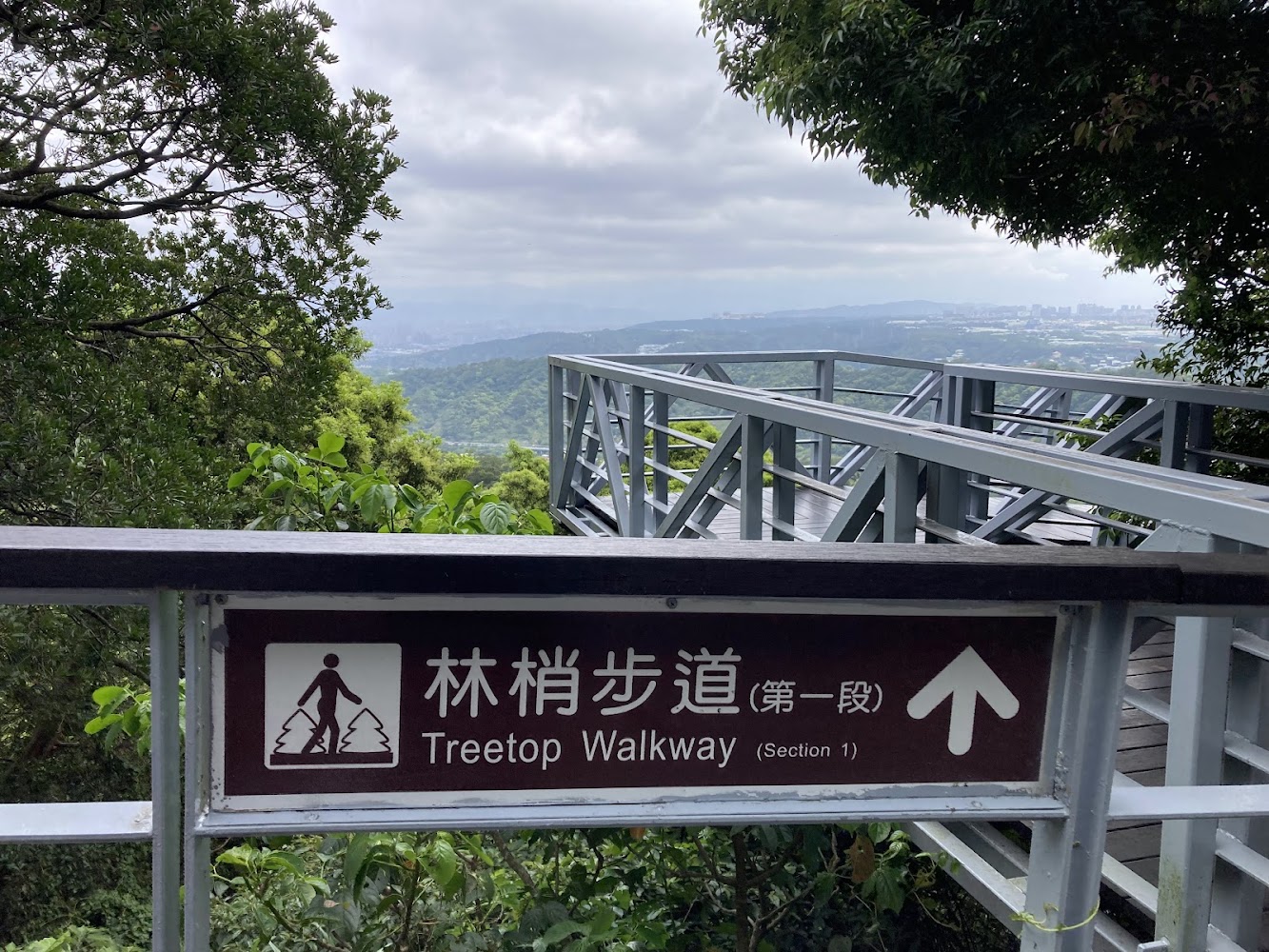林梢步道眺望景觀