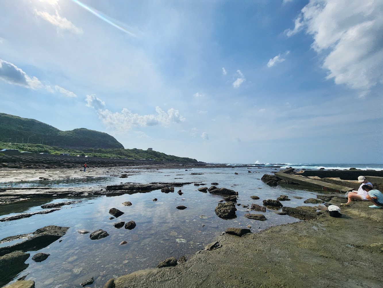 馬崗潮間帶海岸礁石與潮池景色