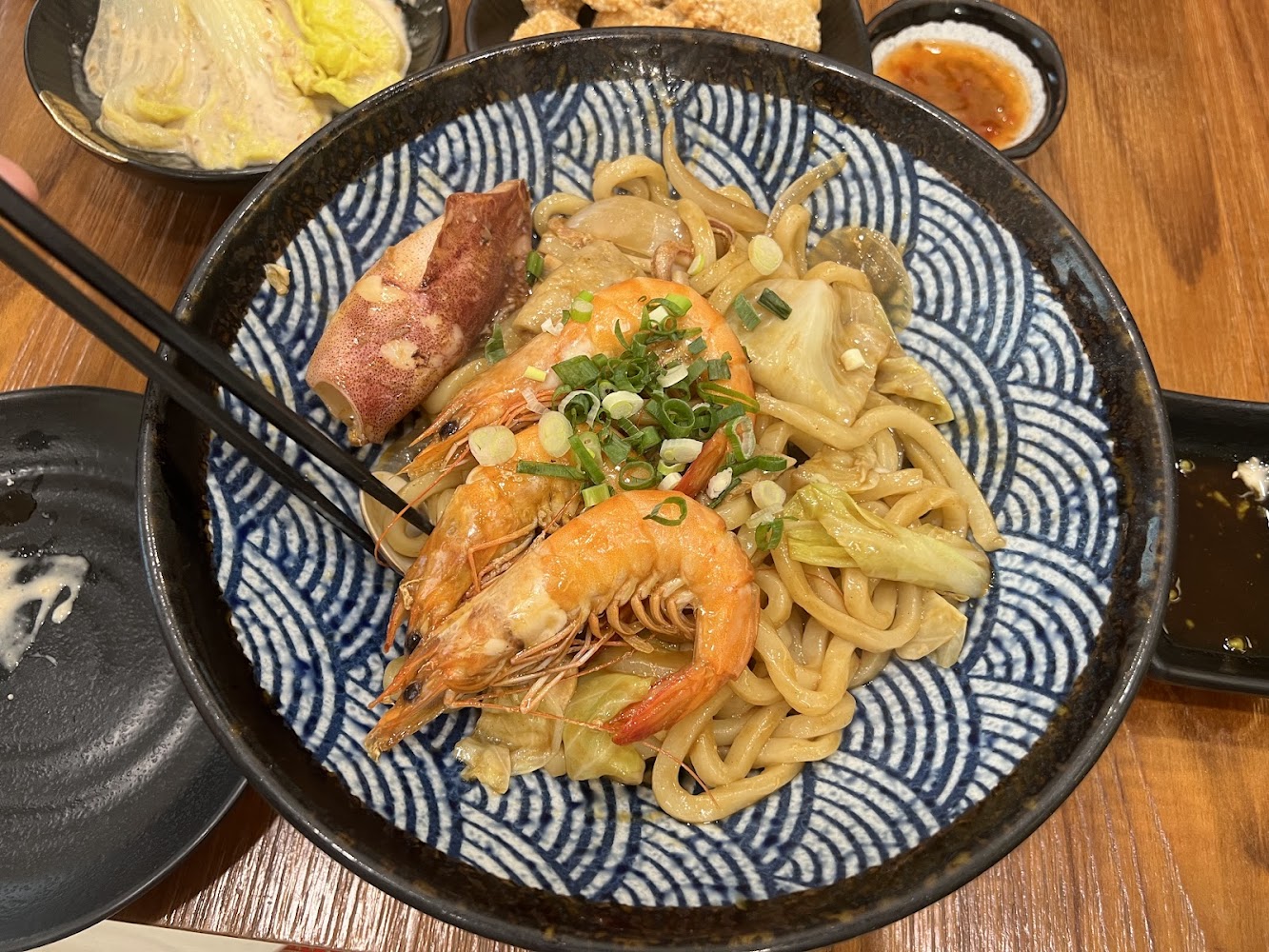 海鮮炒烏龍麵