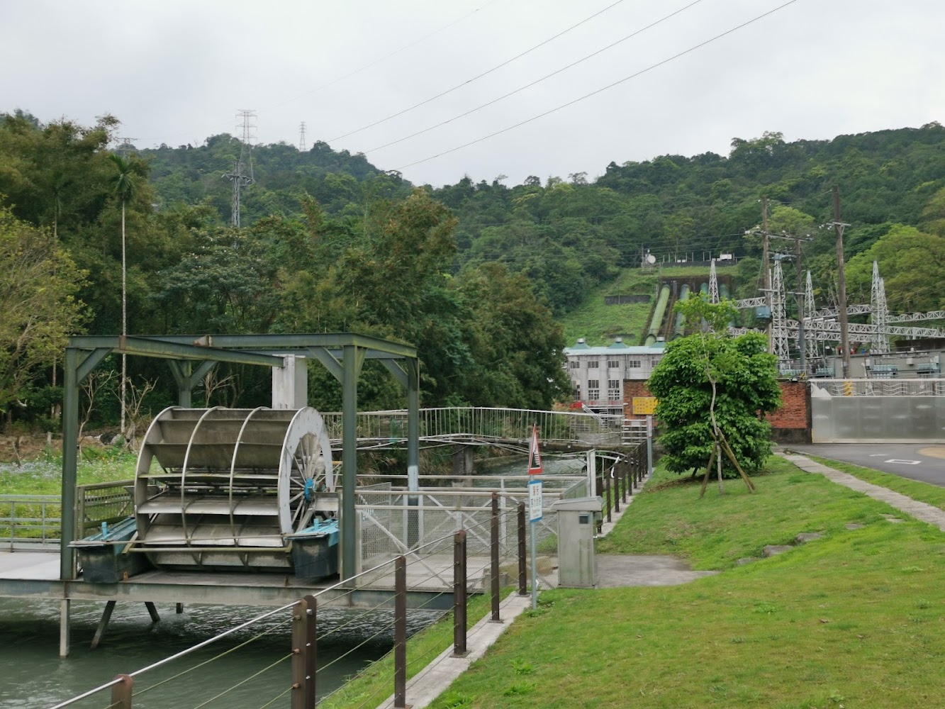 蘭陽發電廠天埤機組戶外水輪設施