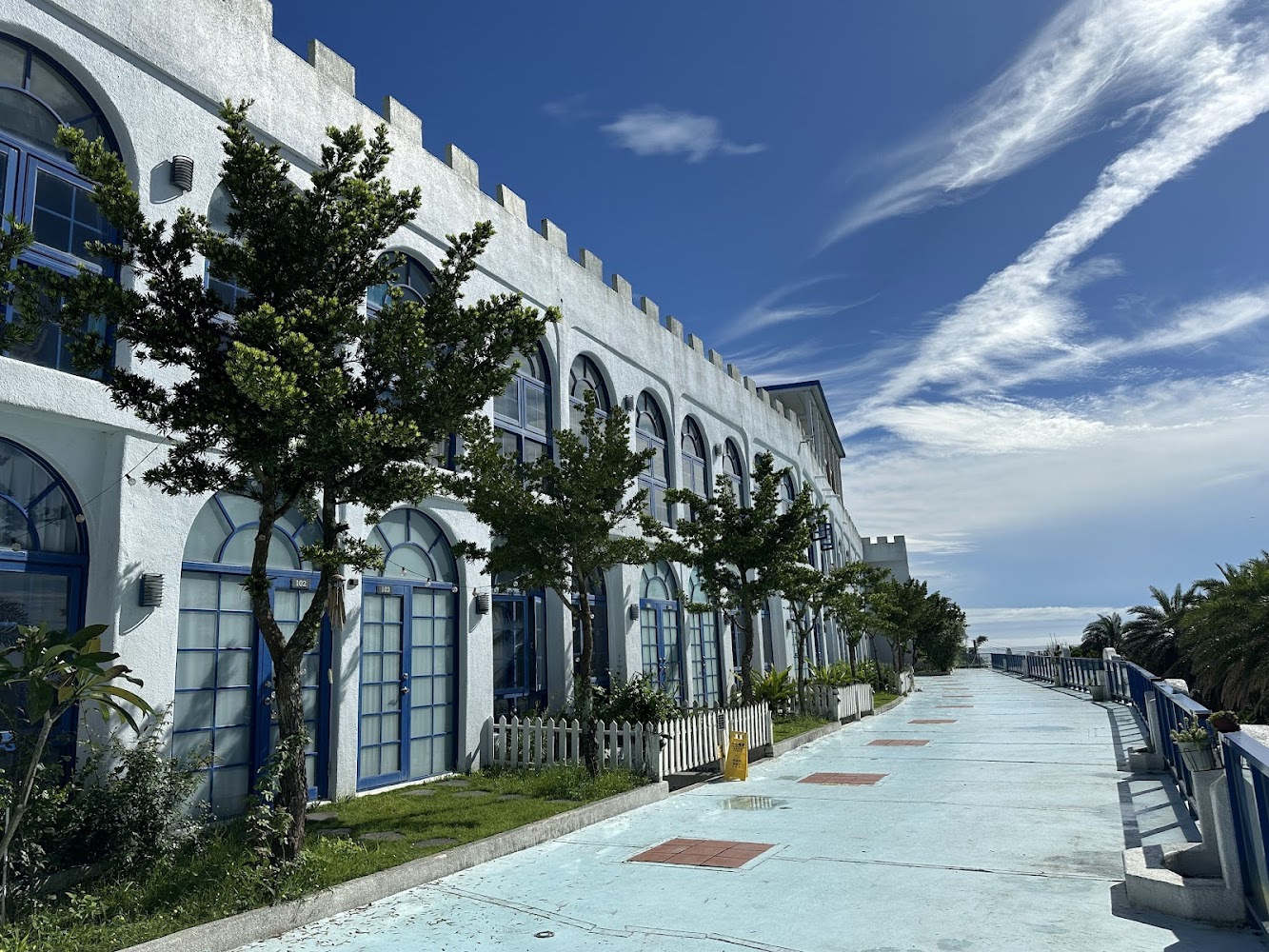 太平洋莊園白色建築外觀