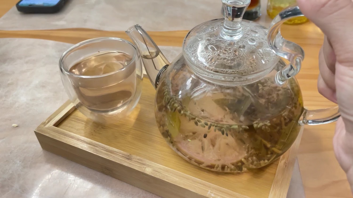 村上沐日花草茶壺與茶杯