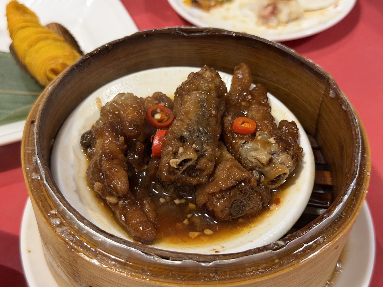 蒸鳳爪與南瓜點心