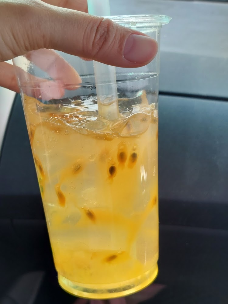 百香果愛玉飲料杯