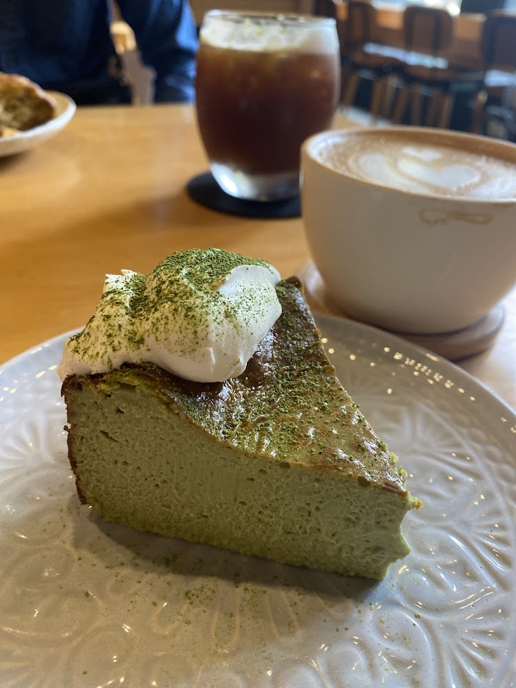 伴珈家抹茶蛋糕與咖啡組合