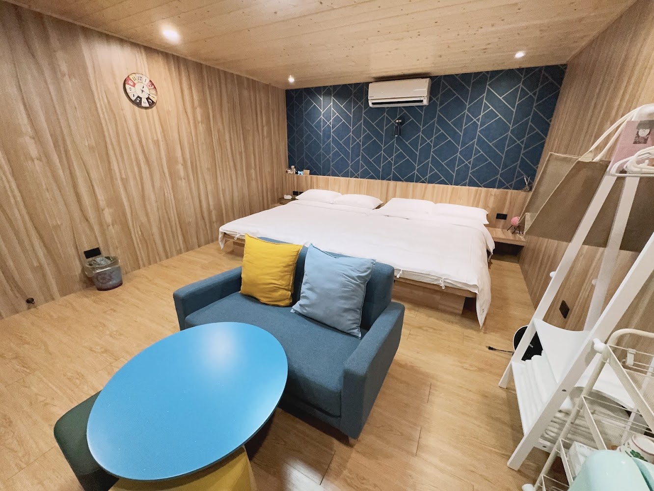 樂窩露營區小木屋房型內部空間