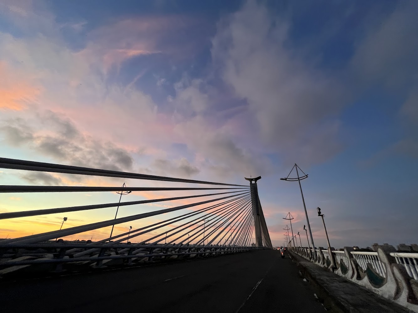 媽祖大橋夕陽景色