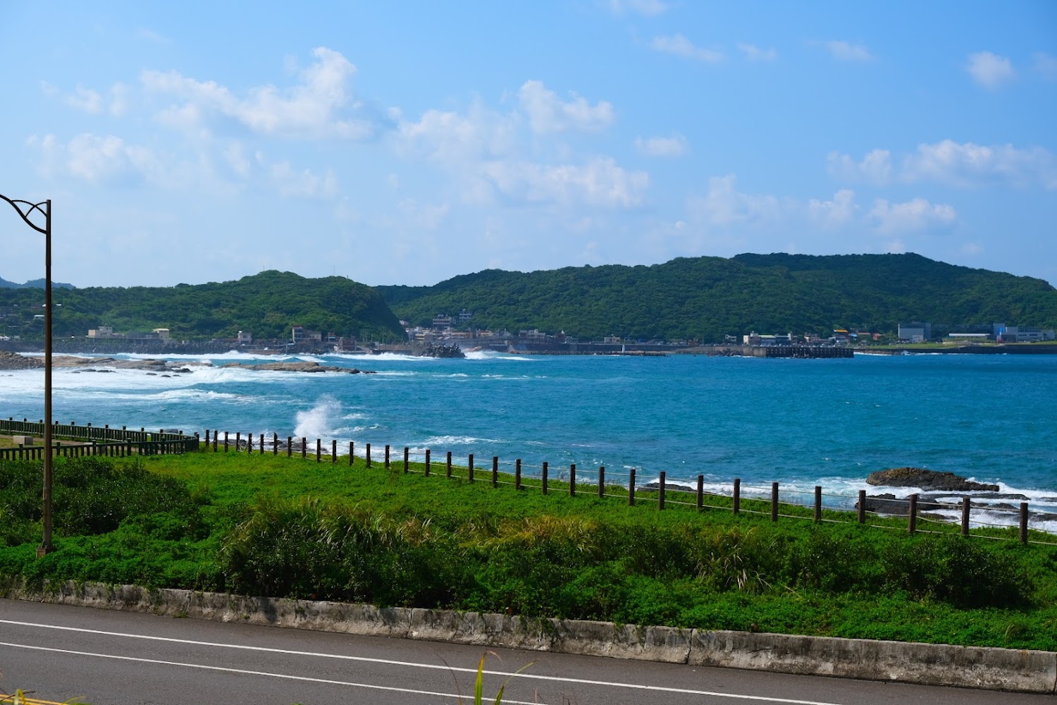 深澳鐵道自行車八斗子站海岸全景
