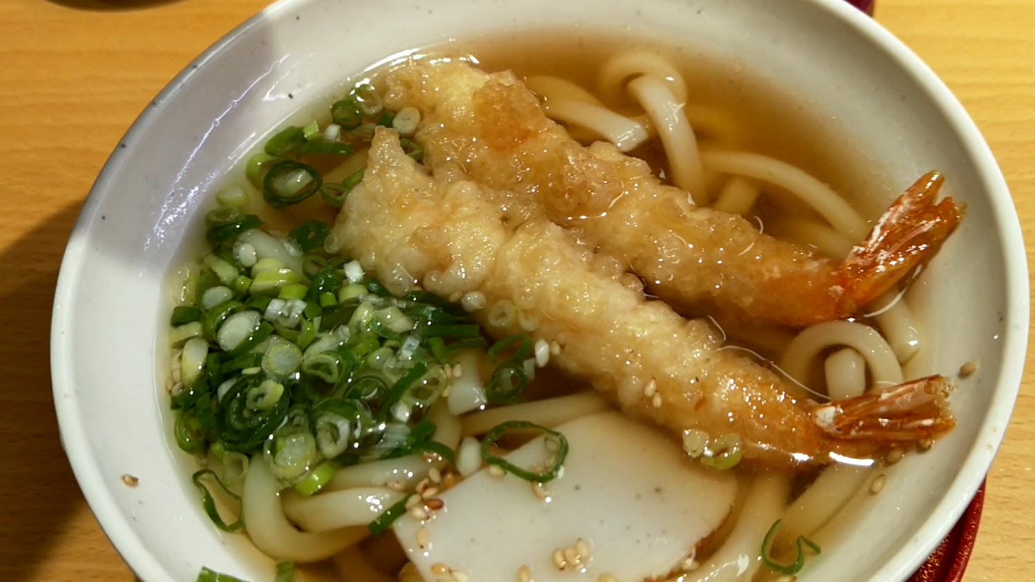 壽司郎台南西門路店炸蝦烏龍麵