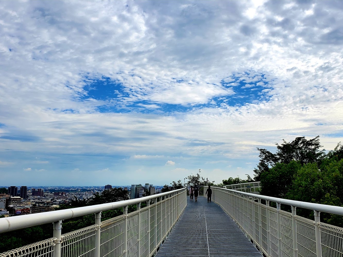 八卦山天空步道高架步道與城市景觀