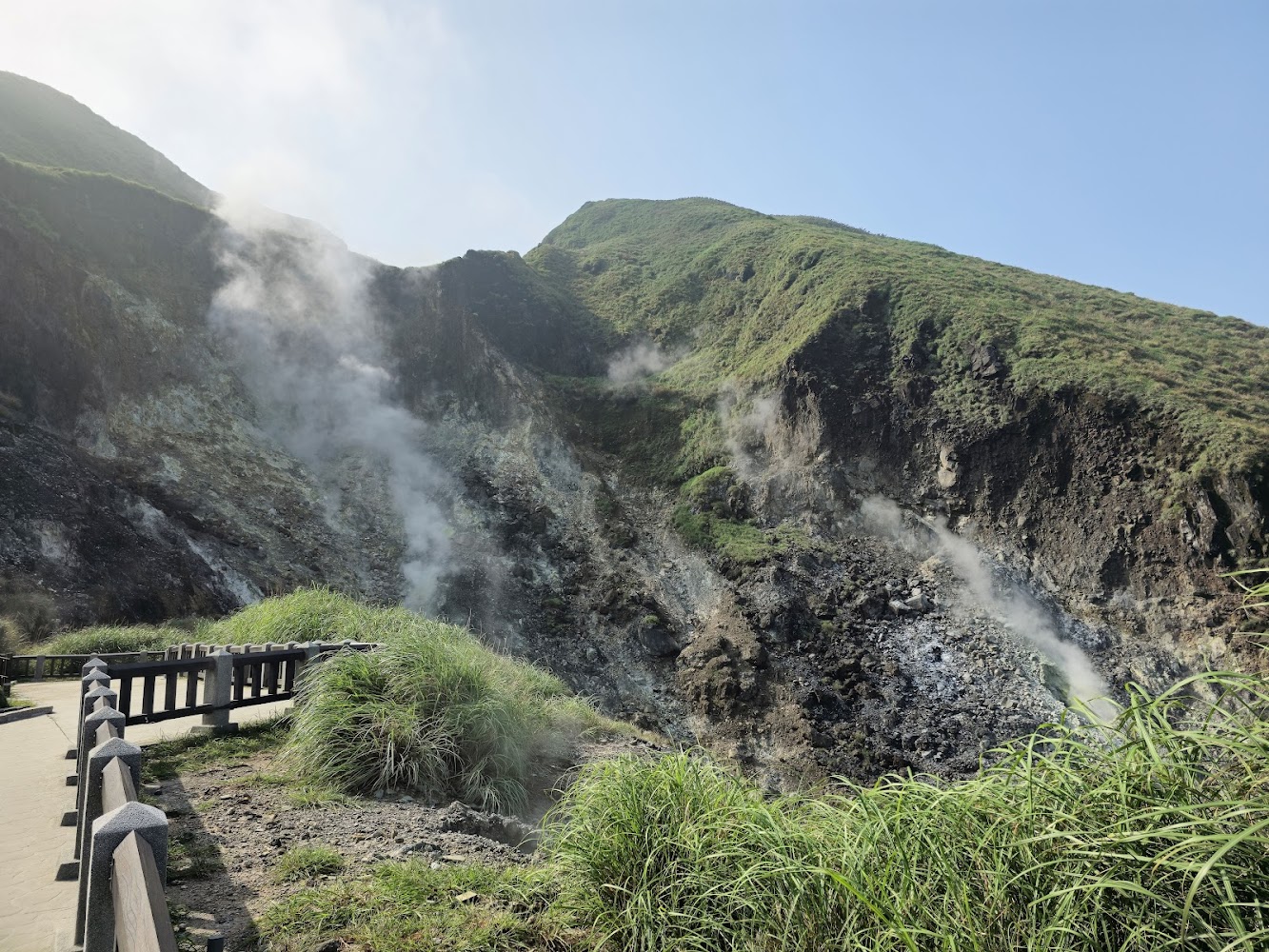 小油坑地熱噴氣景觀