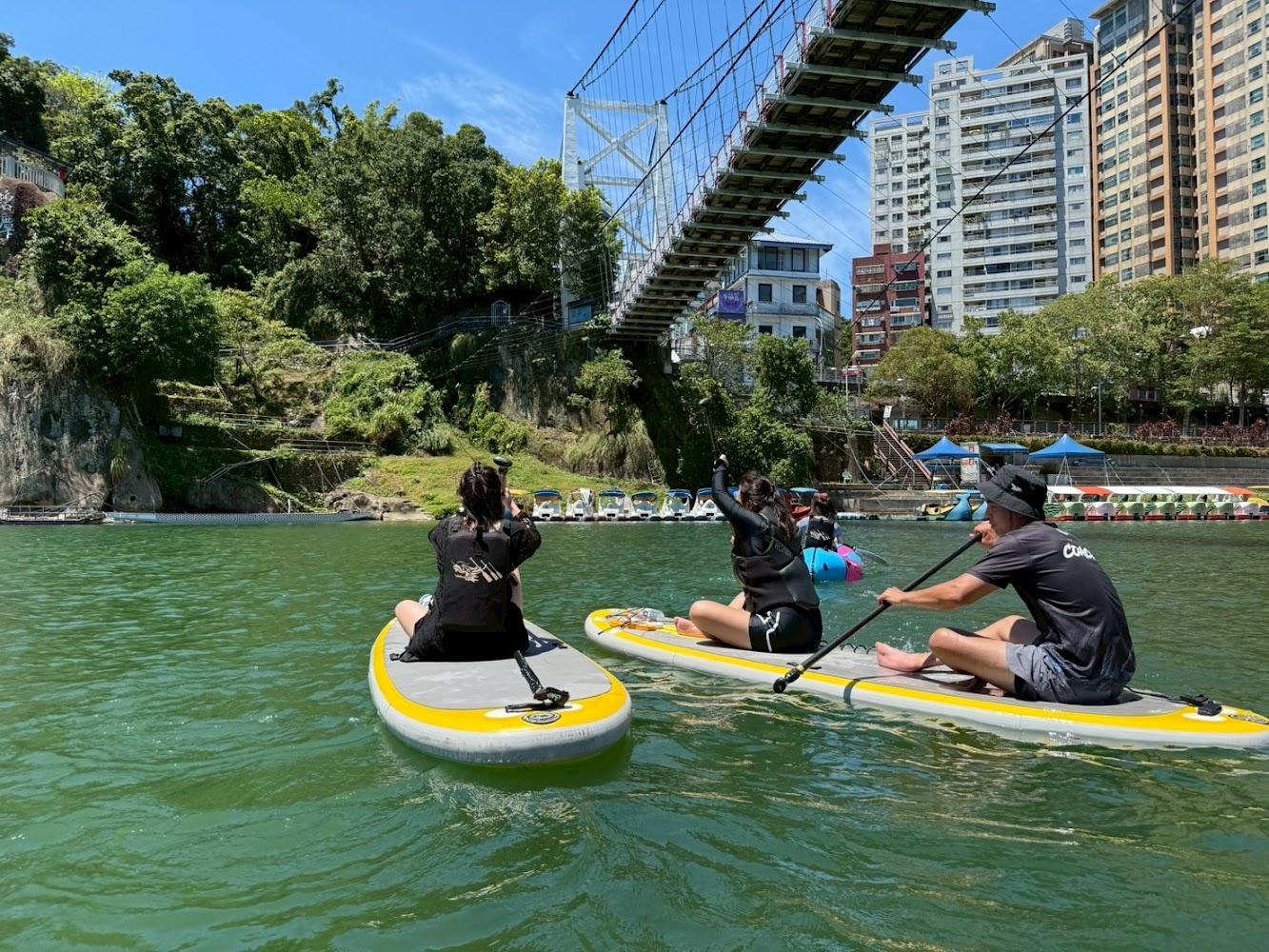 Seeker Dragon boat club SUP 體驗畫面