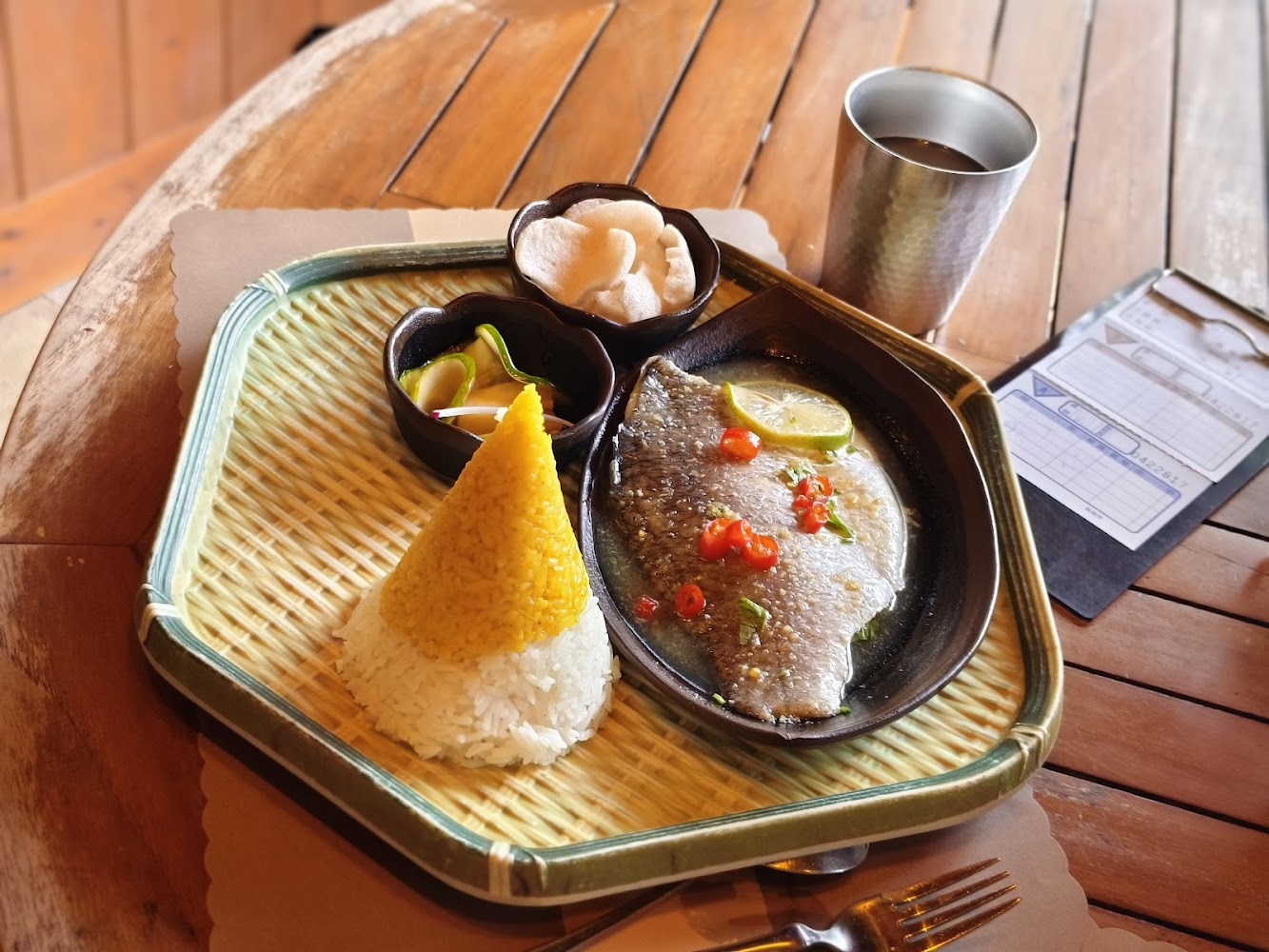 烏布雨林峇里島主題餐廳魚排套餐
