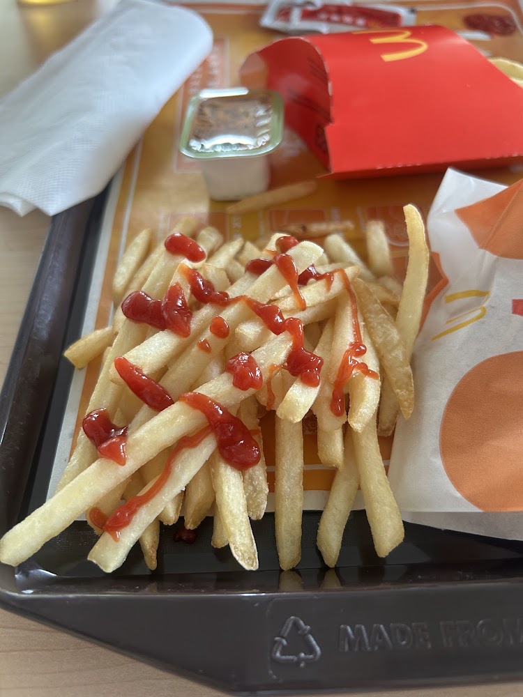 薯條餐點示意