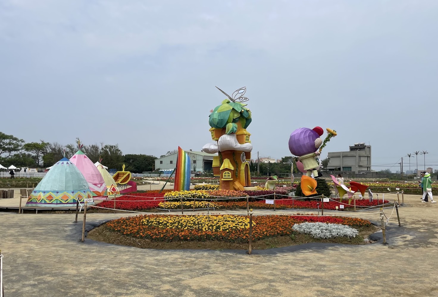 溪海花卉農遊趣童話風展區