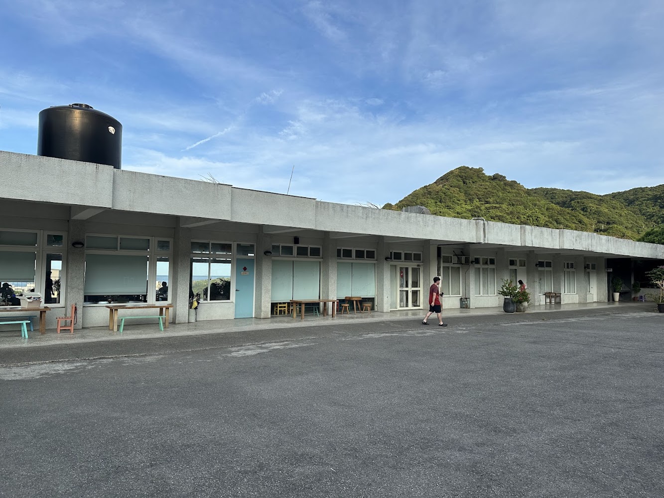 白日夢Tea Cafe建築前廣場與戶外空地