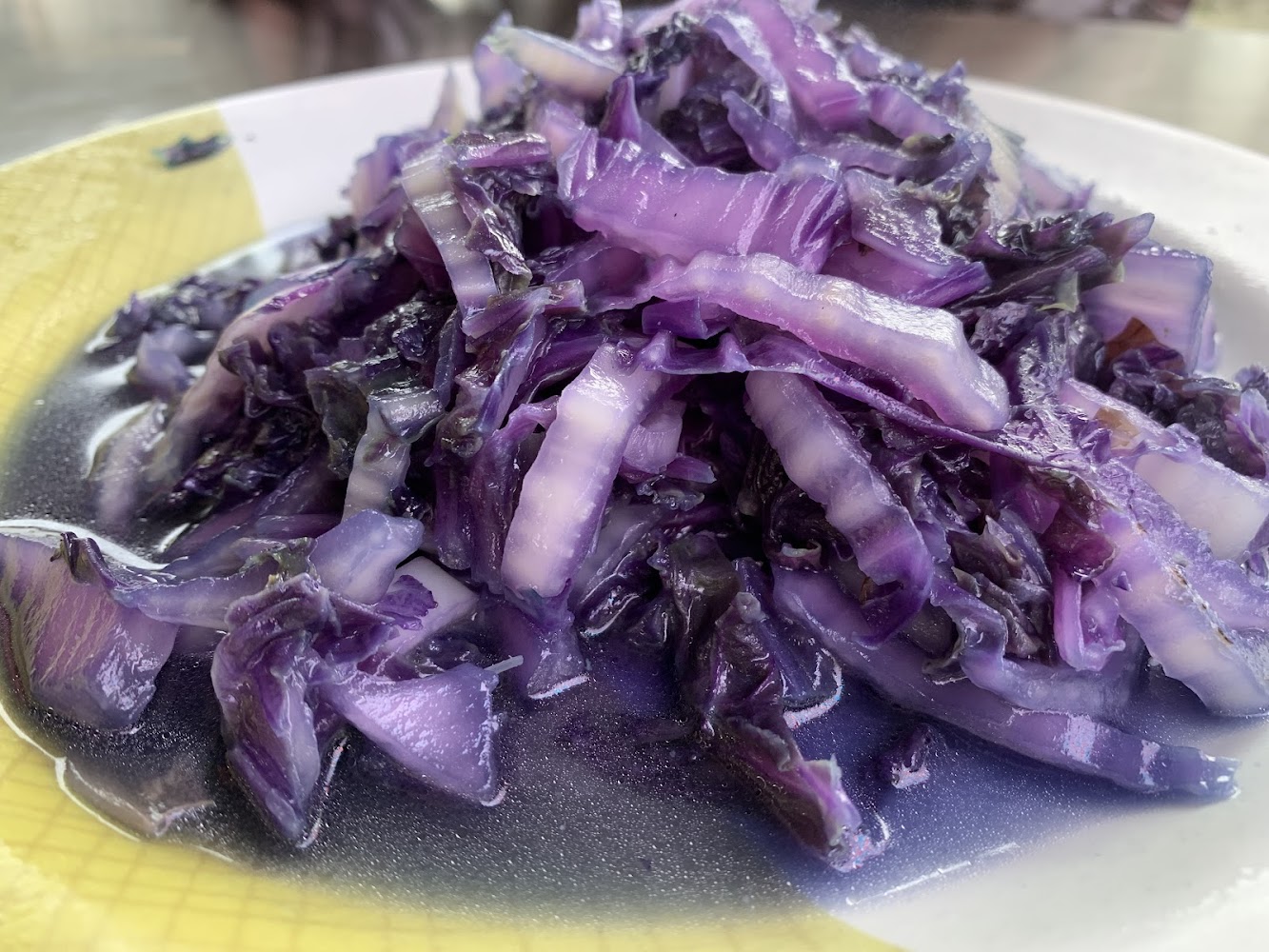 101葉家古厝炒紫色高麗菜料理