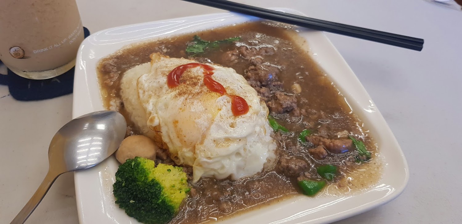 深水食堂熱飯套餐與飲料
