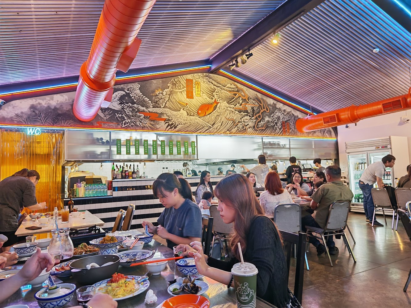 龍鶴家內用空間與用餐環境
