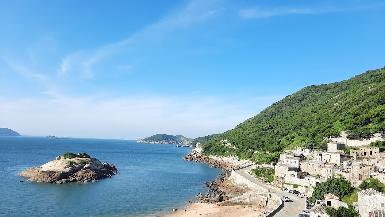 北竿島沿海聚落與山海景致