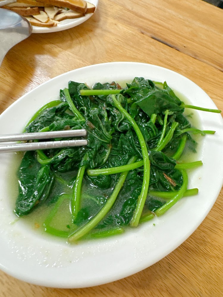 炒青菜近拍