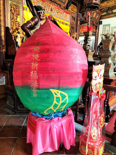 臺南大天后宮廟內媽祖神像，台南信仰中心