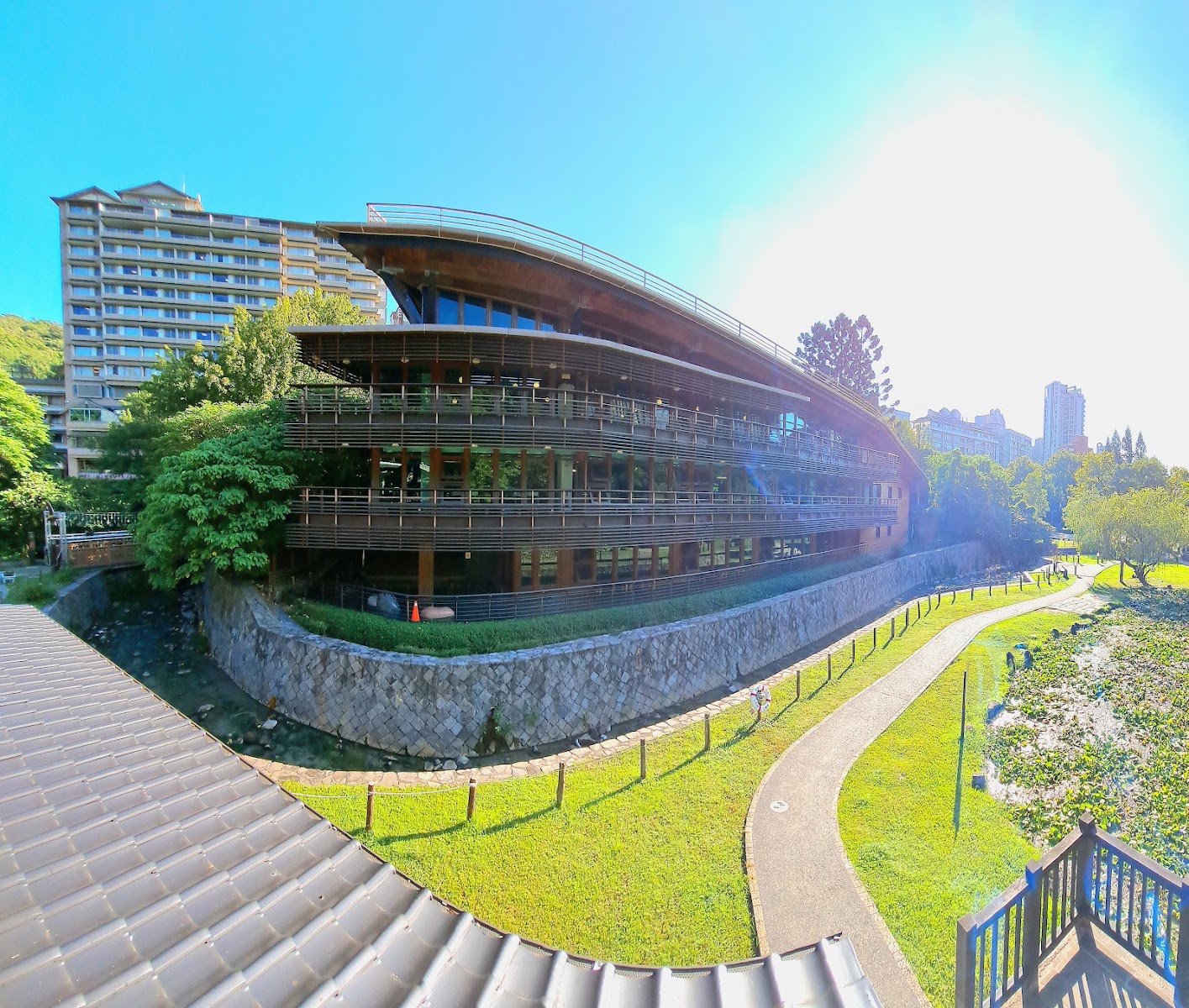 北投圖書館綠建築外觀