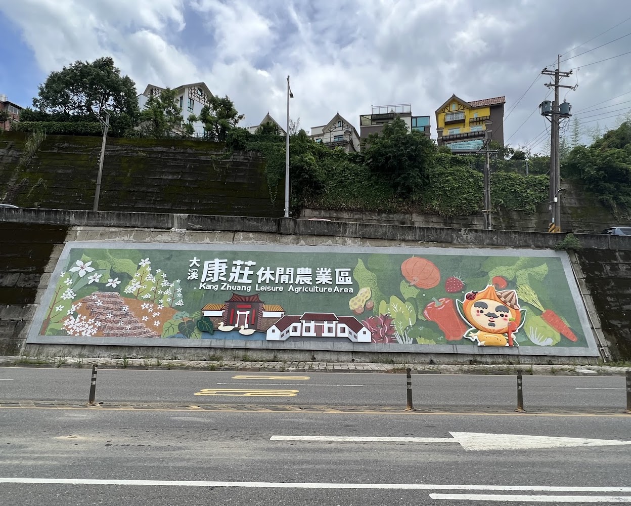 大溪康莊休閒農業區介紹彩繪牆