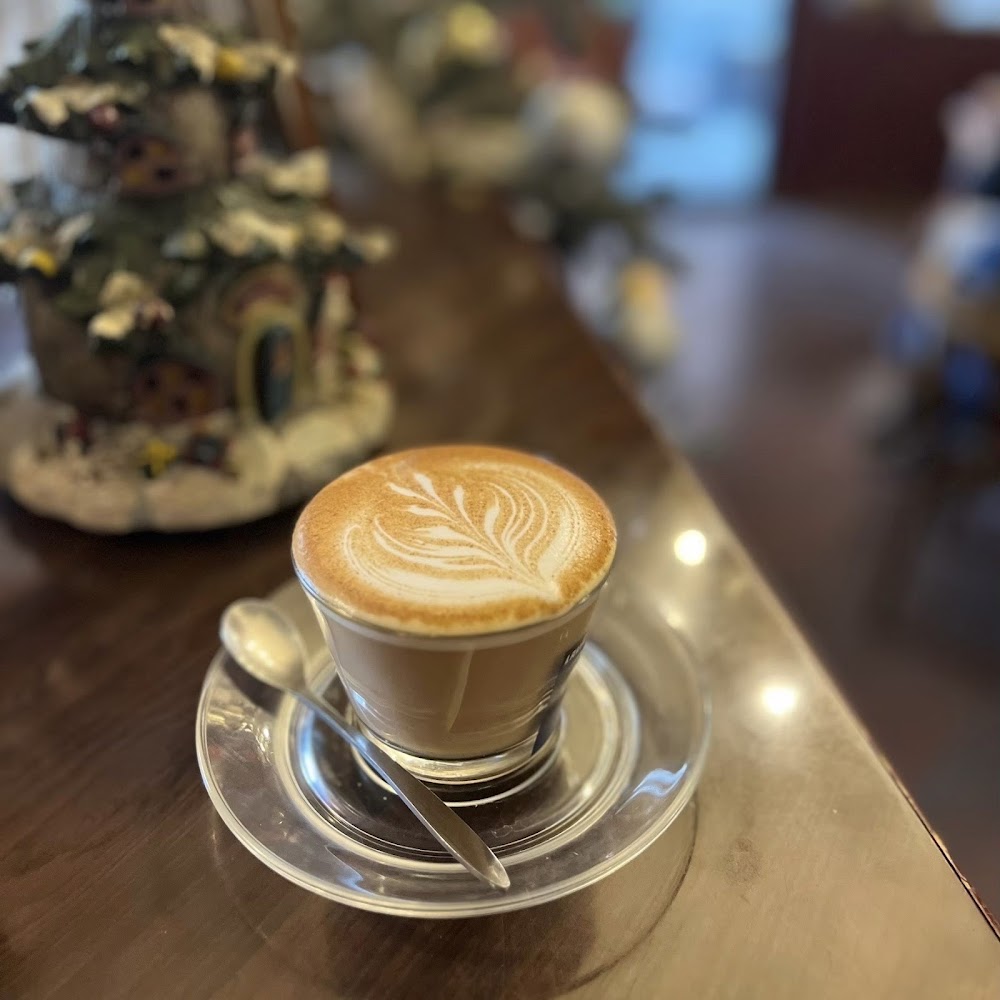 AMANDA CAFE 漂亮拉花的拿鐵咖啡