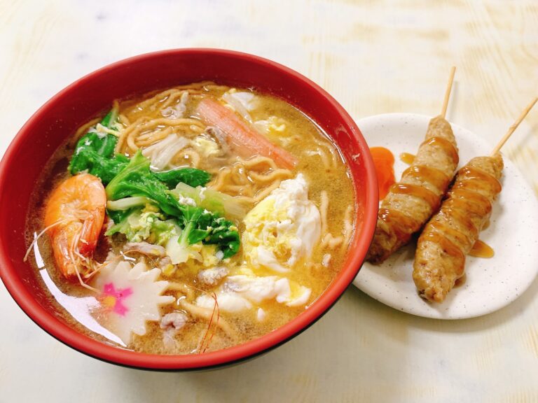 高雄岡山阿麗鍋燒意麵 60元銅板美食 鍋燒意麵黑輪套餐