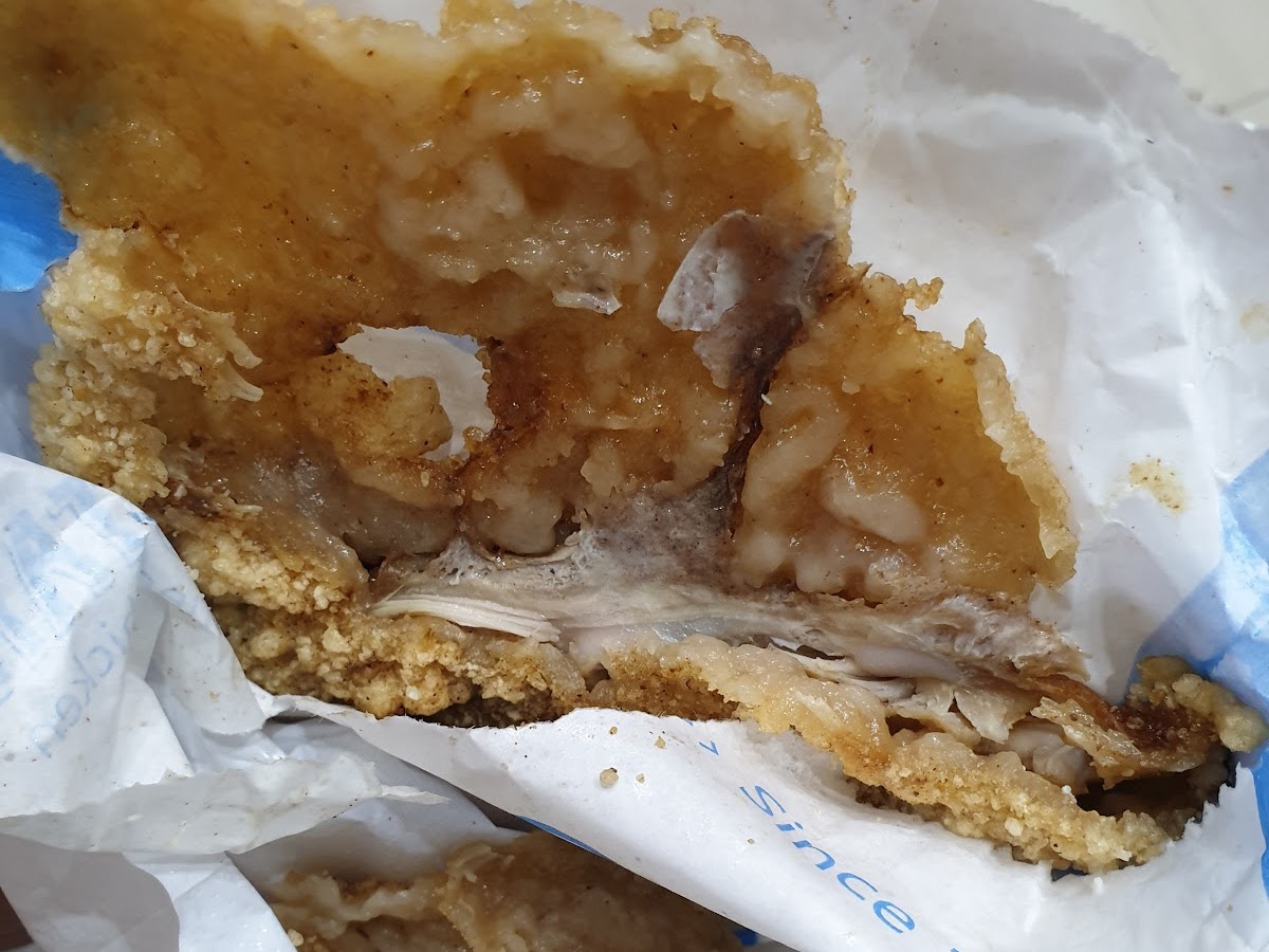 豪大大雞排剖面內部鮮嫩雞肉酥脆外皮台北夜市