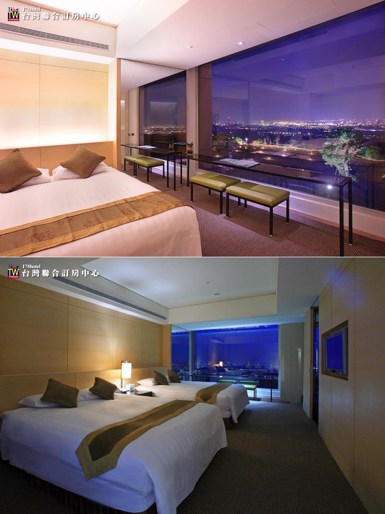 清新溫泉飯店.清新雙人房 $3580 起 含早餐|住進台中的山景與夜景之間