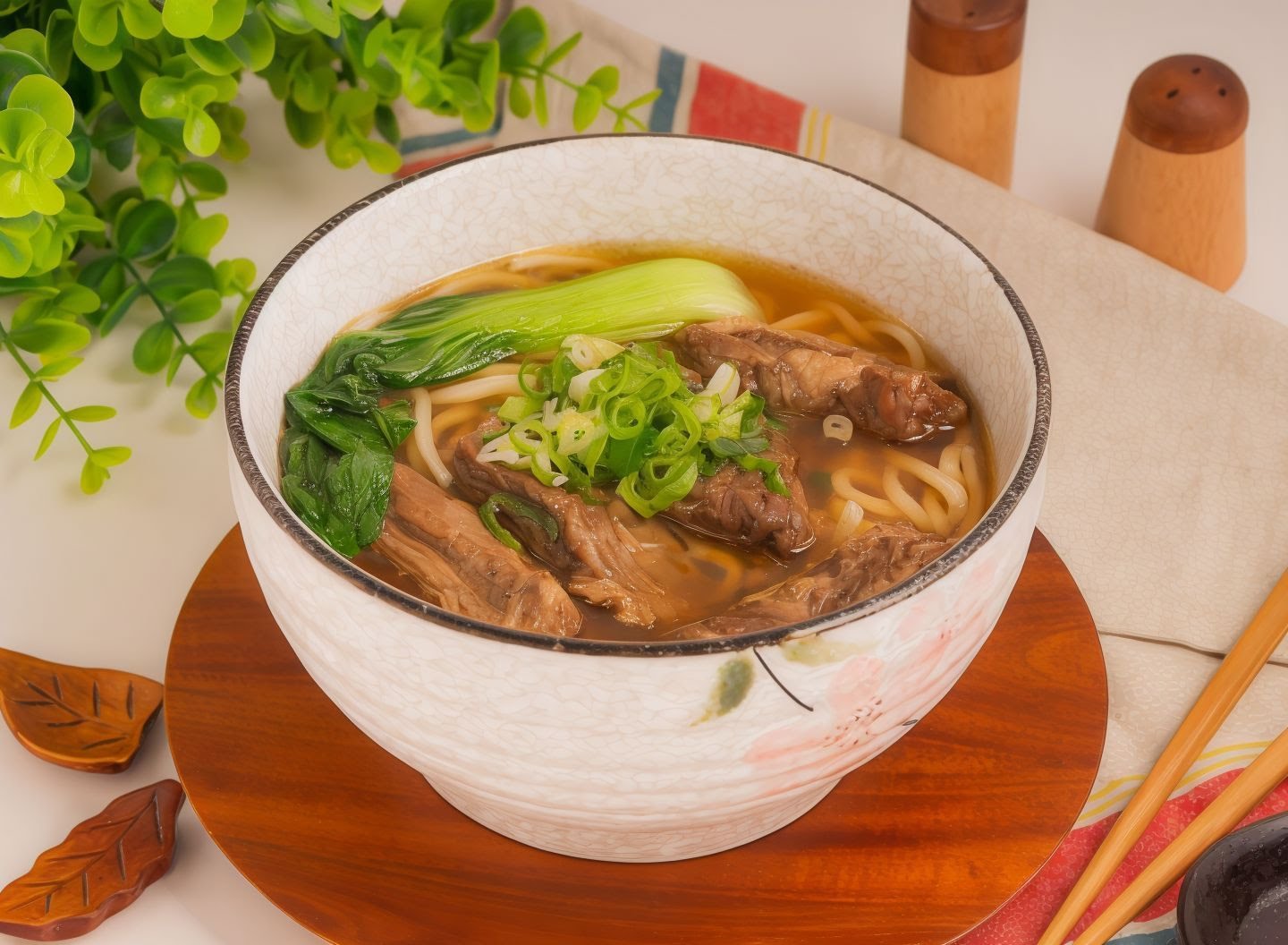 泰余麵清燉牛肉麵精緻擺盤牛肉麵