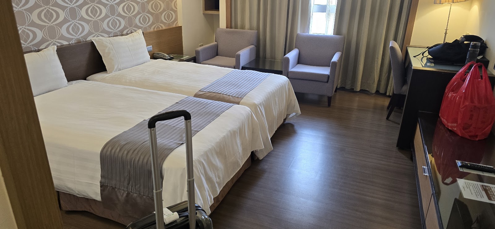 海悅飯店客房雙床 澎湖平價住宿推薦