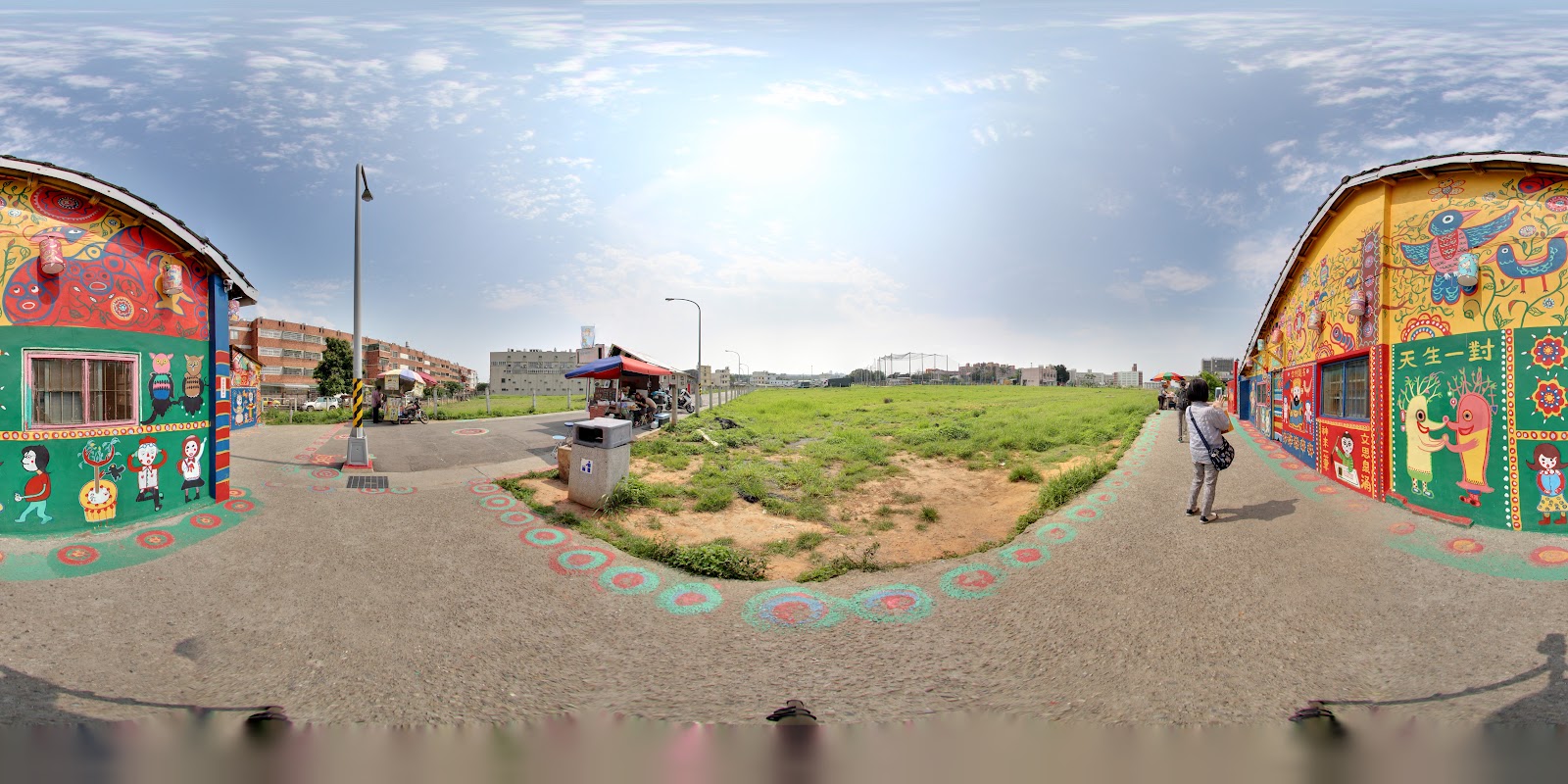 彩虹眷村周邊環境全景