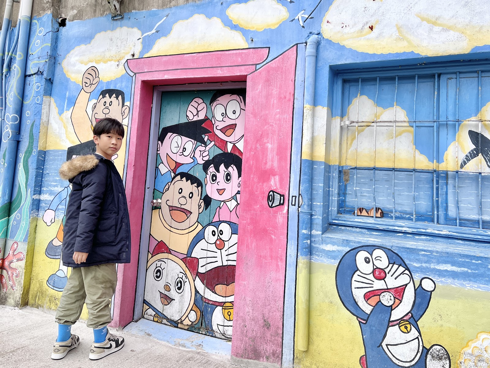 苗栗獅潭新店老街建築景觀