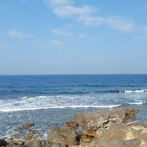 小琉球清晨道路與海岸氛圍